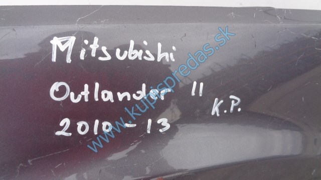 ľavý predný blatník na mitsubishi outlander , 